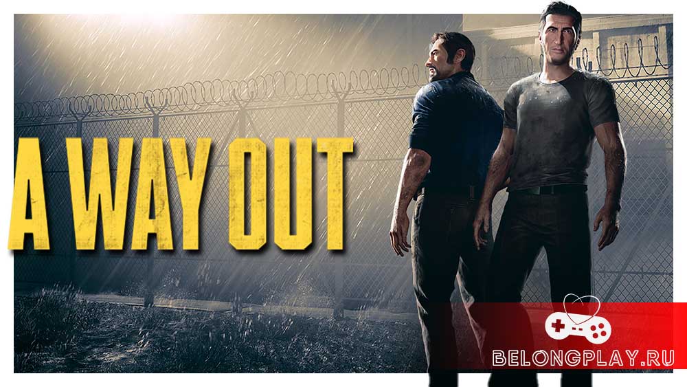 A Way Out game cover art logo wallpaper