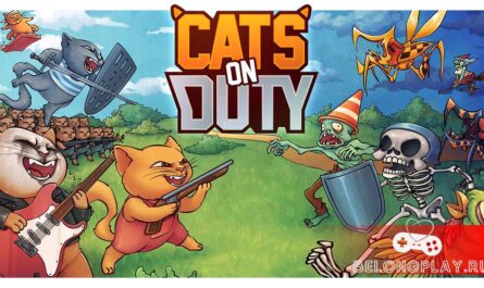 Cats on Duty game cover art logo wallpaper