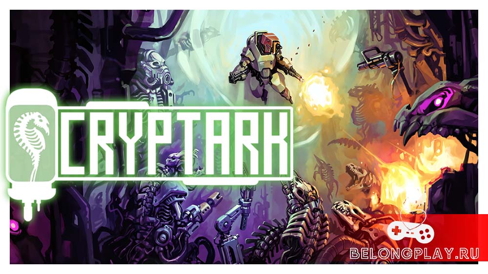 Cryptark game cover art logo wallpaper