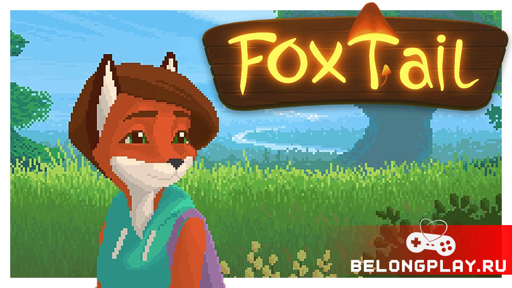 FOXTAIL logo art game cover poster quest adventure pixel-art