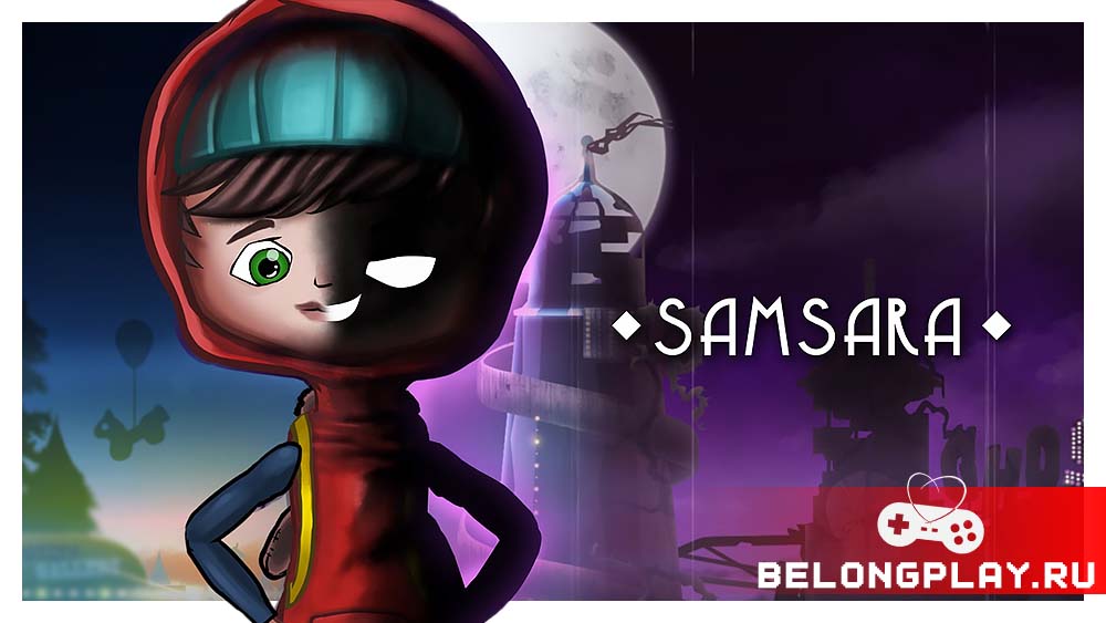 Samsara game logo wallpaper art indie puzzle platformer poster cover