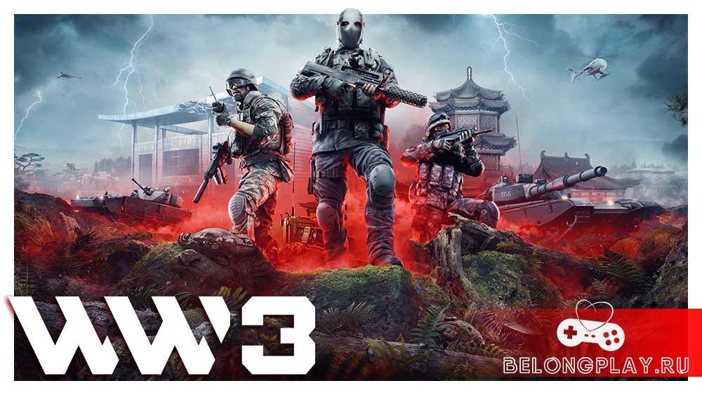World War 3 game art logo wallpaper cover