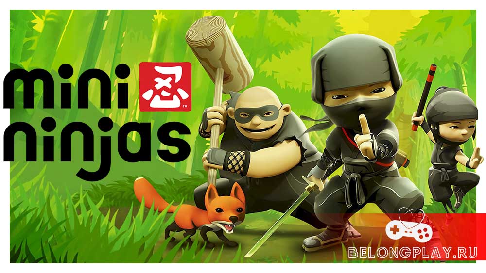 Mini Ninjas game cover art logo wallpaper