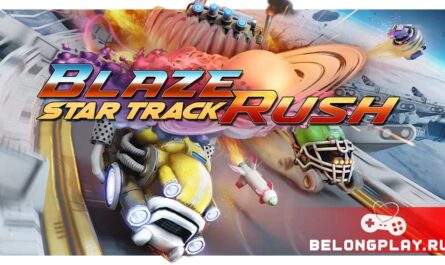 BlazeRush Star Track game cover art logo wallpaper