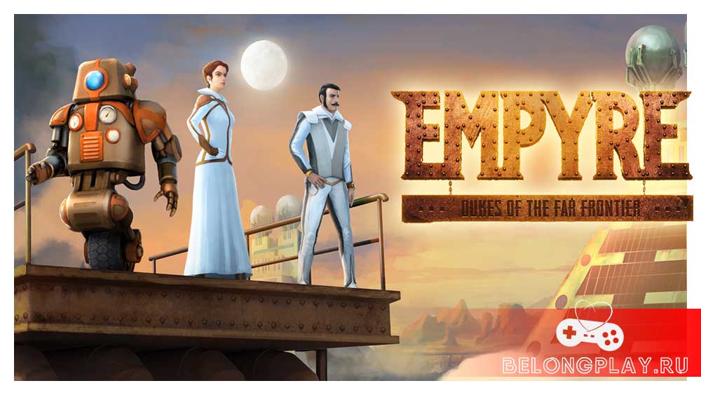 EMPYRE: Dukes of the Far Frontier game cover art logo wallpaper