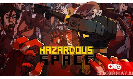 Hazardous Space game cover art logo wallpaper