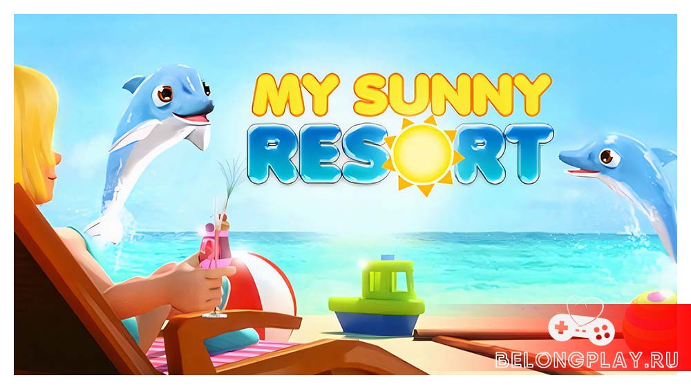 My Sunny Resort game cover art logo wallpaper