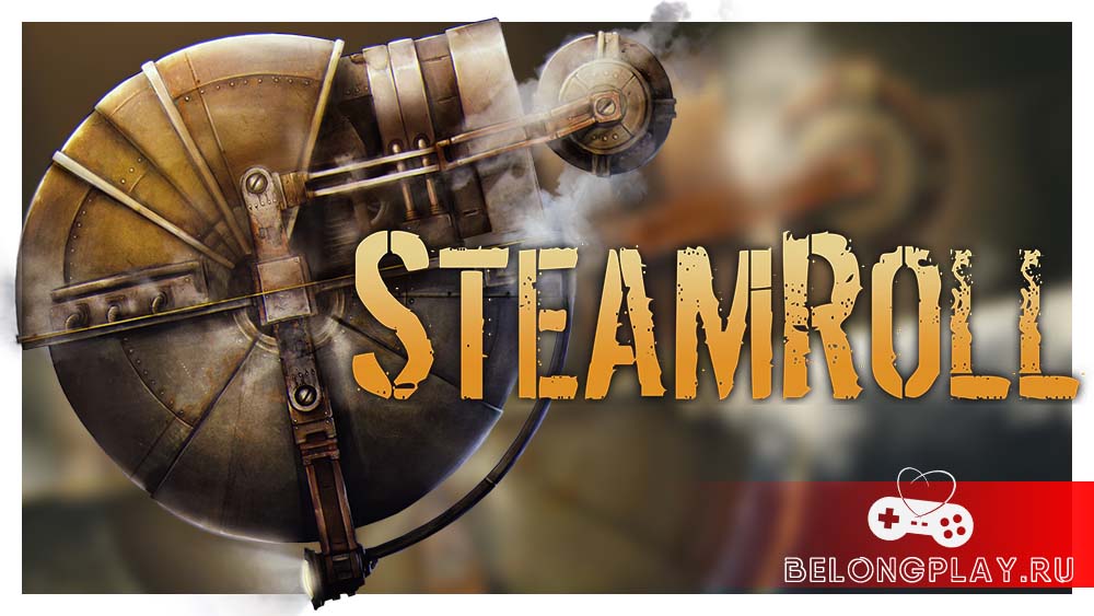 Steamroll game cover art logo wallpaper