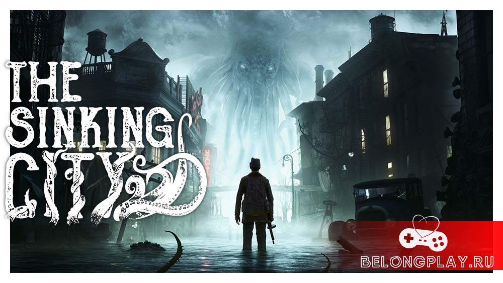 The Sinking City game cover art logo wallpaper