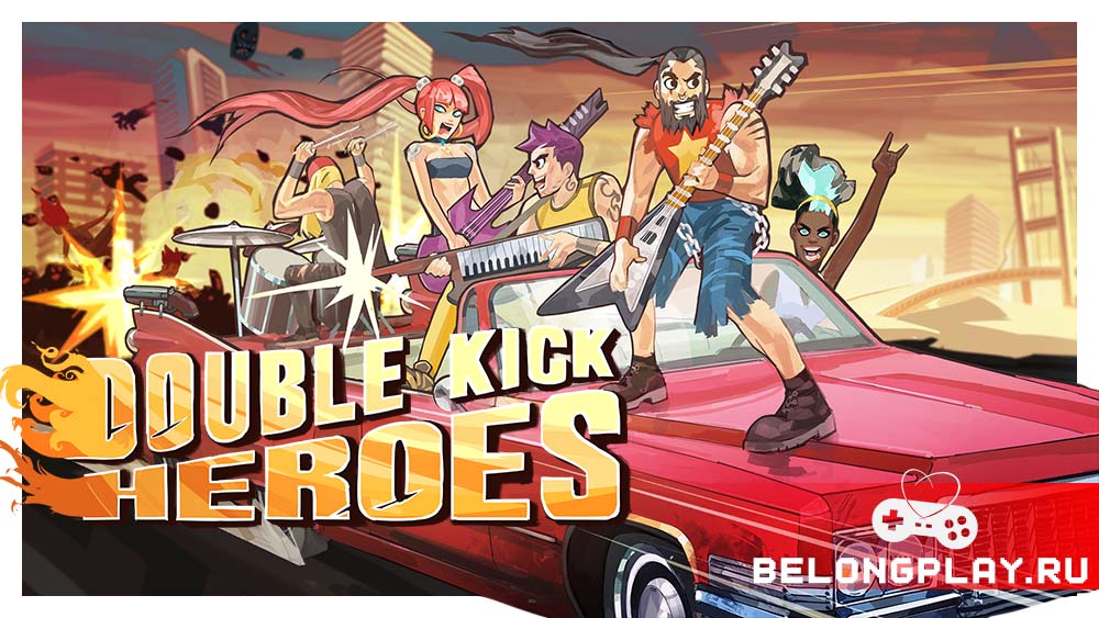 Double Kick Heroes art logo game cover poster wallpaper