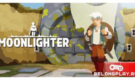 Moonlighter game cover art logo wallpaper