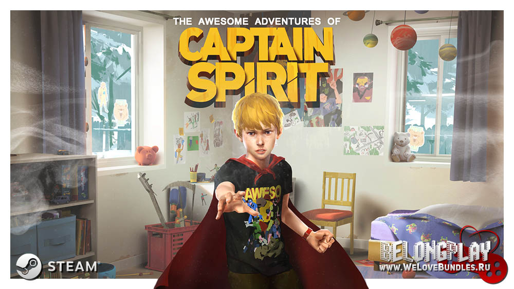 Игра The Awesome Adventures of Captain Spirit бесплатна в Стиме