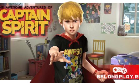 The Awesome Adventures of Captain Spirit game cover art logo wallpaper