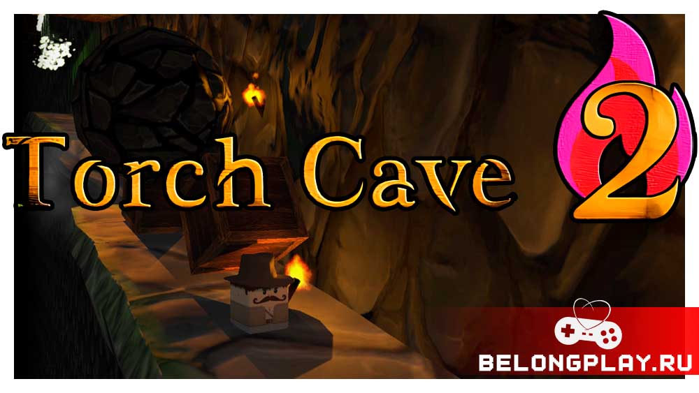 TORCH CAVE 2 art logo wallpaper game cover