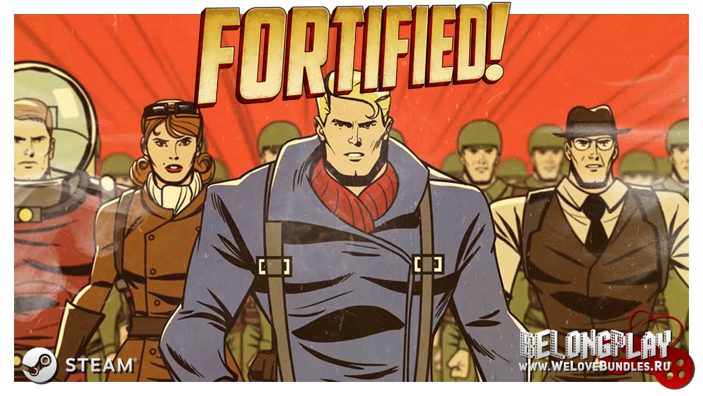 Fortified game art logo