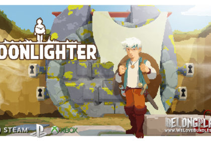 moonlighter MOONLIGHTER logo game art