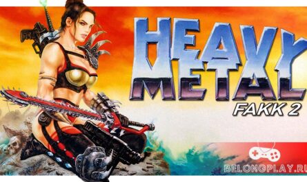 Heavy Metal F.A.K.K. 2 game cover art logo wallpaper