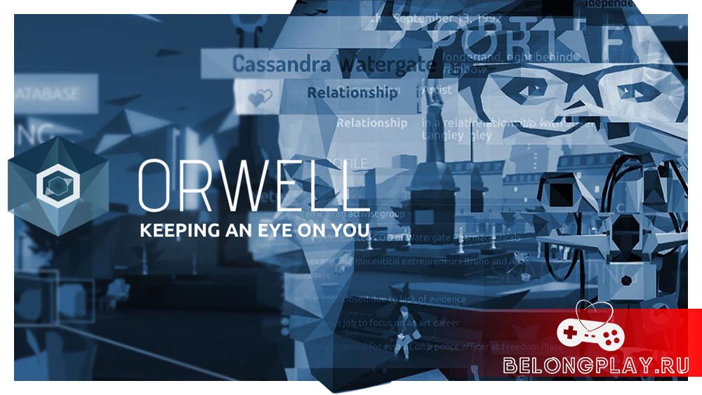 Orwell: Keeping an Eye On You game cover art logo wallpaper