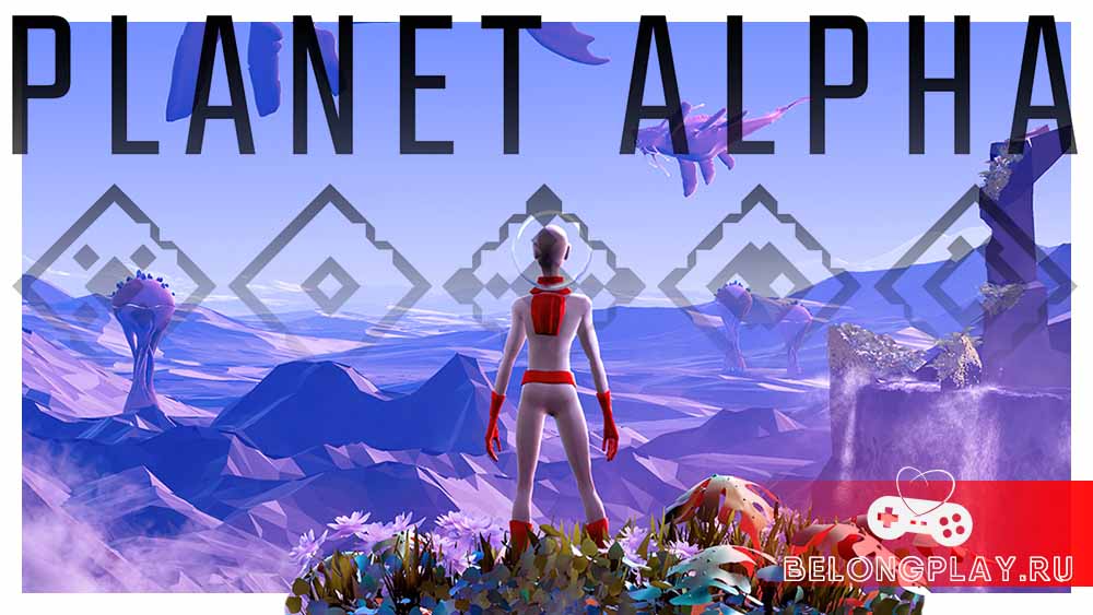 PLANET ALPHA game cover art logo wallpaper