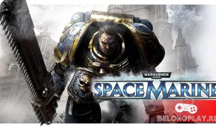 Warhammer 40,000: Space Marine game cover art logo wallpaper