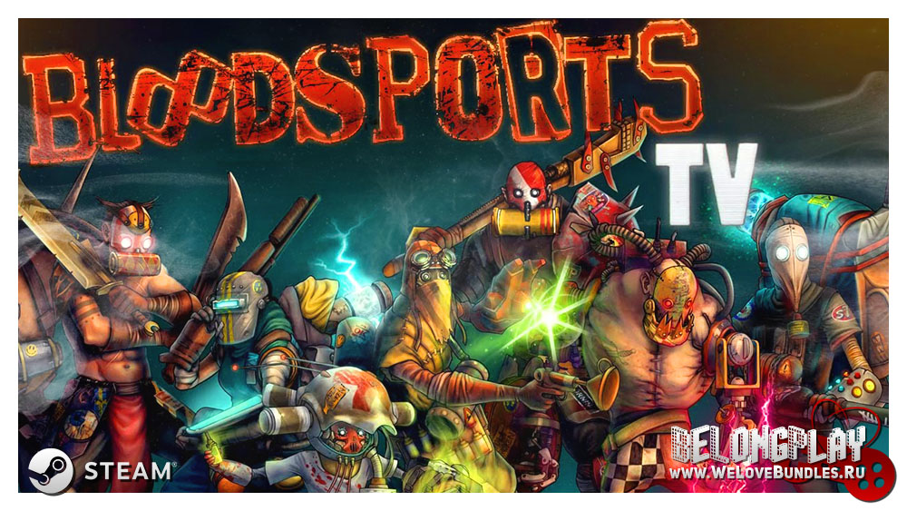 Bloodsports.TV game art logo