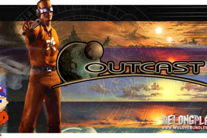 outcast_1999 Outcast game art logo wallpaper 1999
