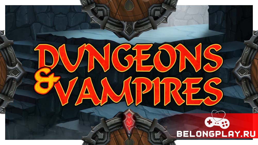 Dungeons & Vampires game logo art poster cover