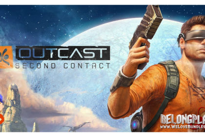 outcast-sc Outcast: Second Contact logo art wallpaper