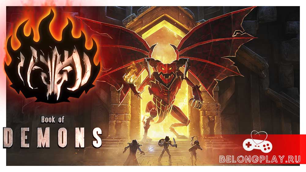 Book Of Demons game cover art logo wallpaper