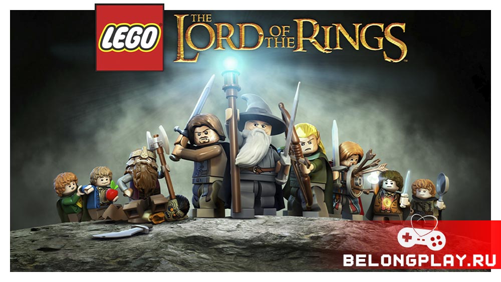 LEGO Lord of the Rings game art logo wallpaper