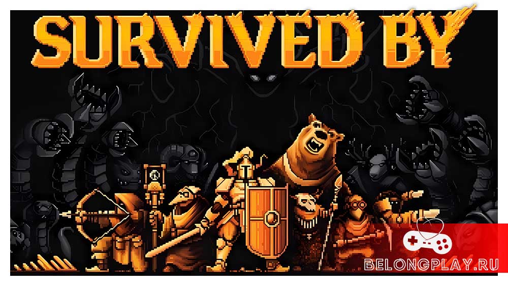 survived by game cover art logo wallpaper