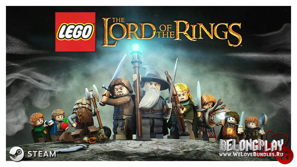 LEGO Lord of the Rings game art logo wallpaper