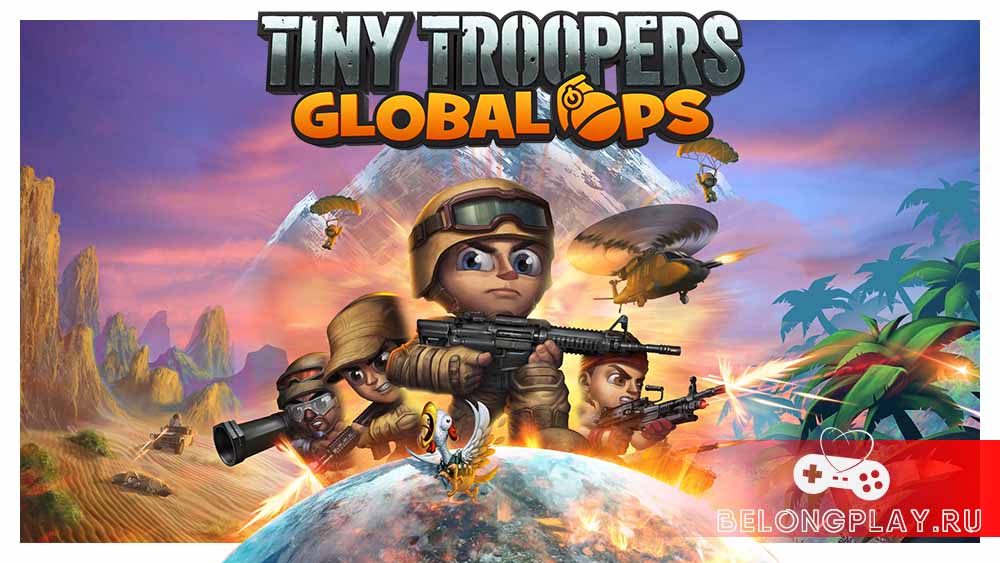 Tiny Troopers: Global Ops game art logo wallpaper