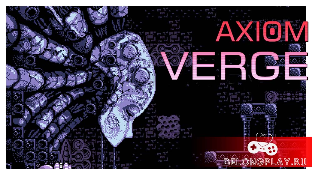 Axiom Verge game cover art logo wallpaper