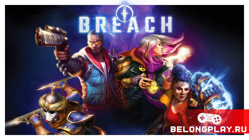 BREACH game logo art poster wallpaper cover