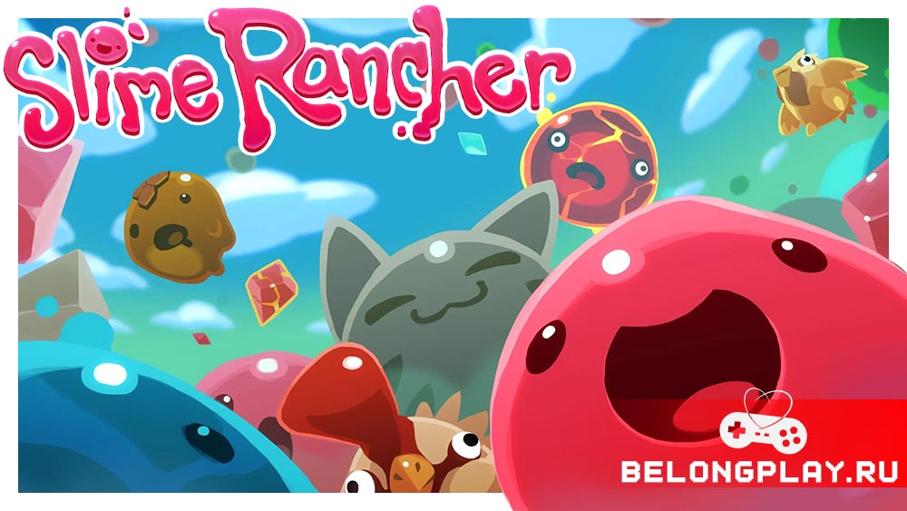 Slime Rancher game cover art logo wallpaper poster