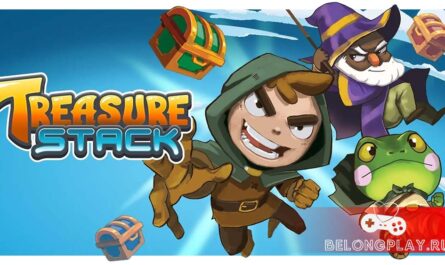 Treasure Stack logo game art cover wallpaper