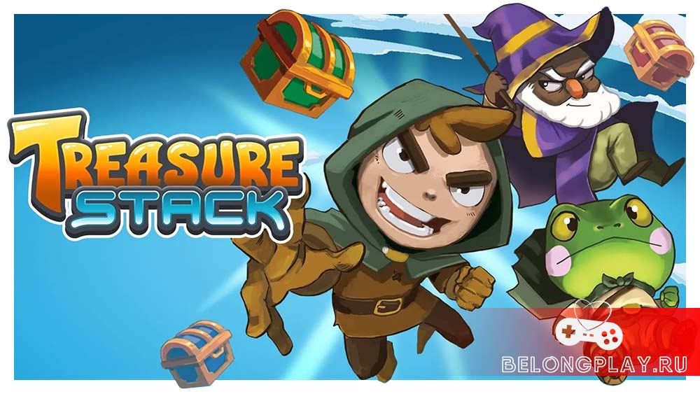 Treasure Stack logo game art cover wallpaper