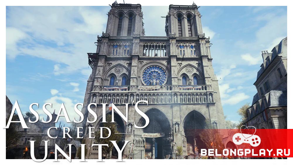 Assassin's Creed Unity game art logo wallpaper notre dame нотр дам де пари