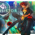 Transistor game art logo wallpaper