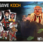 Save Koch game logo art wallpaper