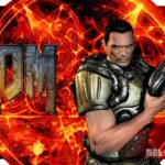 DOOM 3 game cover art logo wallpaper