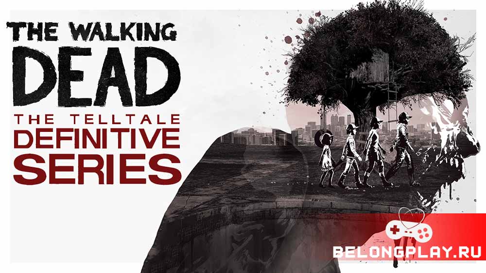 The Walking Dead: The Telltale Definitive Series game cover art logo wallpaper poster