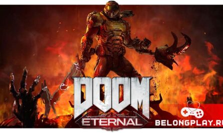 DOOM Eternal game art logo cover poster wallpaper