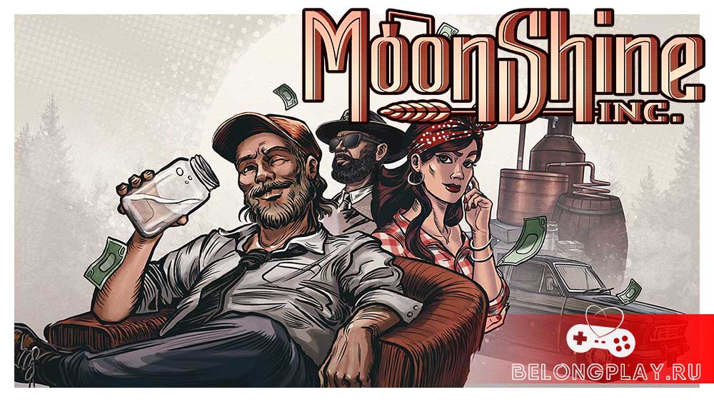 Moonshine Inc art logo wallpaper game cover