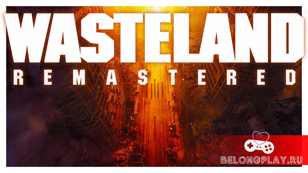 Wasteland Remastered game cover art logo wallpaper