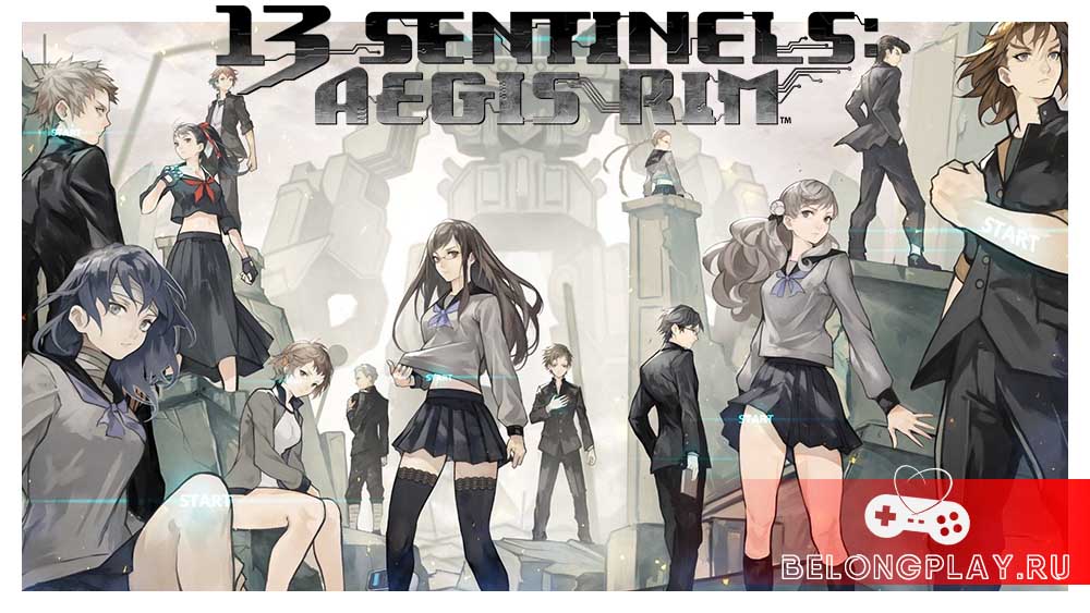 13 Sentinels: Aegis Rim game cover art logo wallpaper