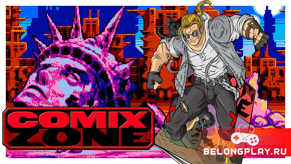 Comix Zone game cover art logo wallpaper