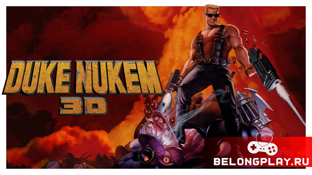 Duke Nukem 3D game cover art logo wallpaper poster fan