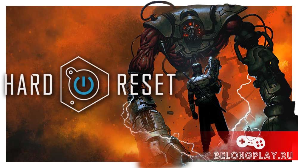 Hard Reset game cover art logo wallpaper